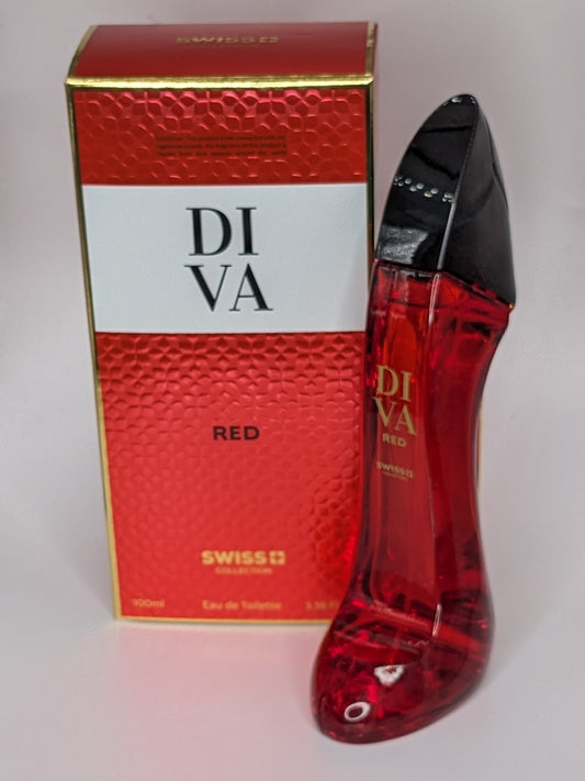 DIVA RED SWISS COLLECTION  EDT 3.38 OZ WOMEN