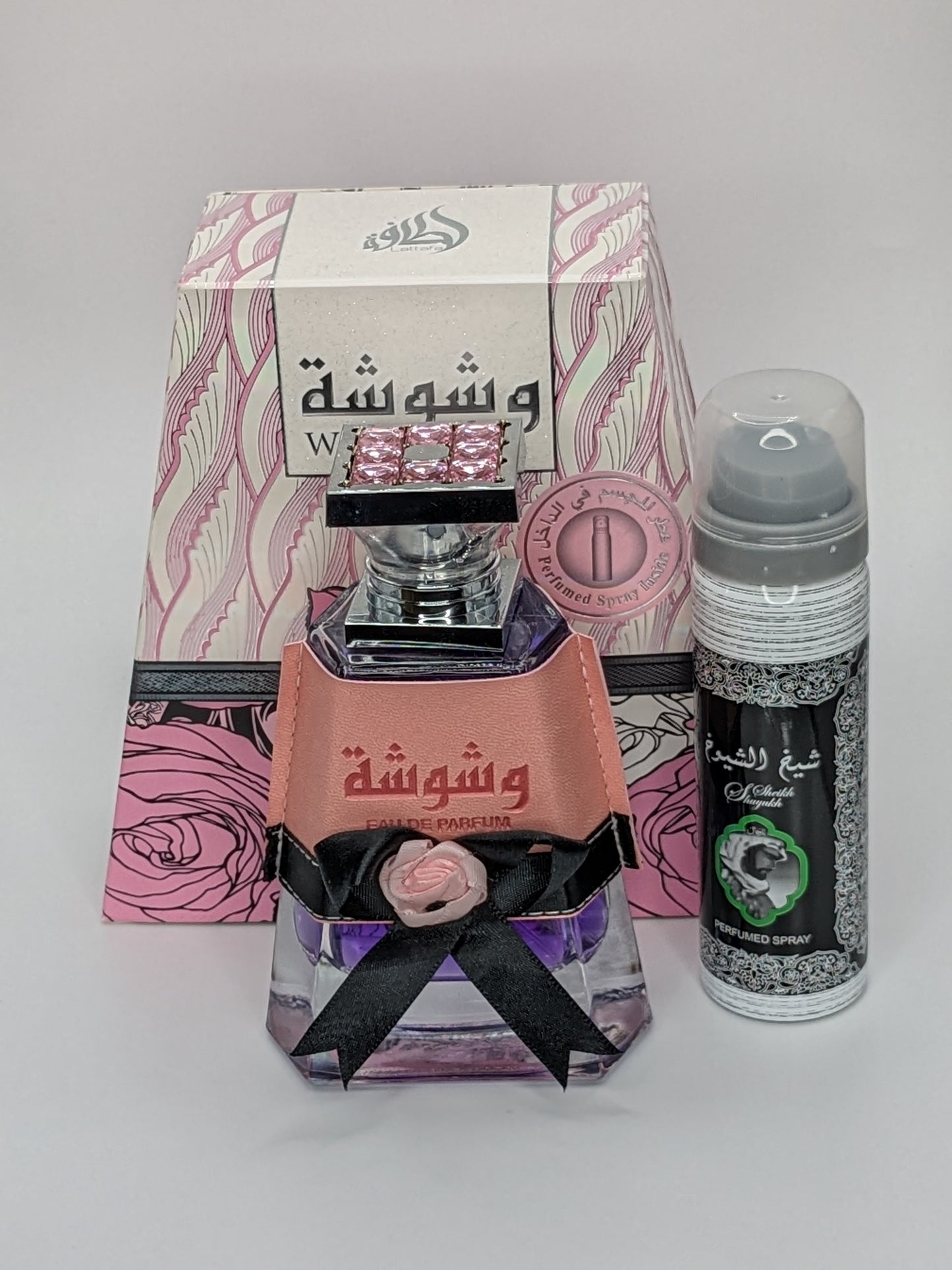 Washwashah Perfume By Lattafa EDP 3.4oz/100ml Plus 1.7oz/50ml Deodorant Women